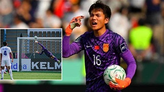 Những pha cản phá xuất sắc của thủ môn Li Hao, giúp U23 Trung Quốc làm nên lịch sử