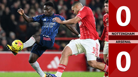 Highlight Nottingham vs Arsenal: 0-0 (Vòng 22 Ngoại hạng Anh 2025/26)