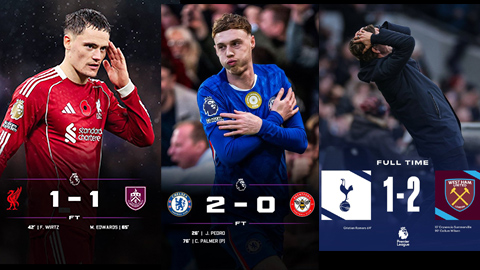 Vòng 22 Premier League: Đua top 4 căng như dây đàn