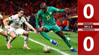 Senegal vs Morocco: 0-0, hiệp phụ: 1-0 (Chung kết AFCON 2026)