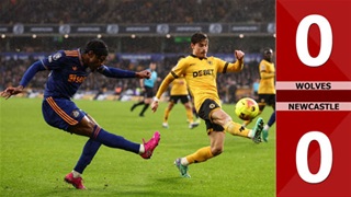 Wolves vs Newcatle: 0-0 (Vòng 22 Ngoại hạng Anh 2025/26)