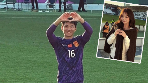 Nhan sắc dịu hiền của bạn gái thủ môn U23 Trung Quốc