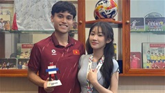 Bạn gái TikToker triệu fan của người hùng U23 Việt Nam