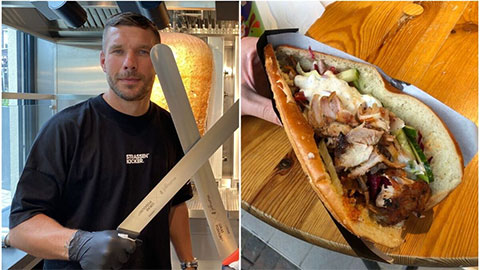 Cựu sao Arsenal trở thành ‘Vua kebab’