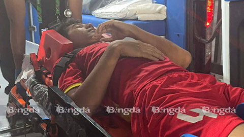 Hiểu Minh dính chấn thương nặng, phải nhập viện khẩn cấp