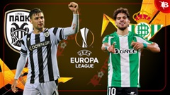 Nhận định bóng đá PAOK vs Betis, 0h45 ngày 23/1: Điểm tựa Antony