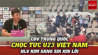 CĐV Trung Quốc chọc tức U23 Việt Nam
