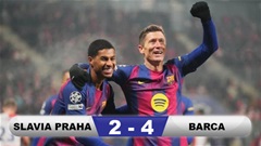Kết quả Slavia Praha 2-4 Barca: Ngược dòng ấn tượng