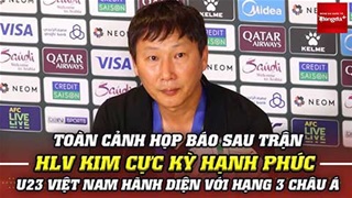  Toàn cảnh họp báo: HLV Kim Sang Sik nói về tấm thẻ đỏ của Đình Bắc, mong U23 Việt Nam ăn tết Ngon