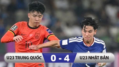 Kết quả U23 Trung Quốc 0-4 U23 Nhật Bản: Nhật Bản vô địch