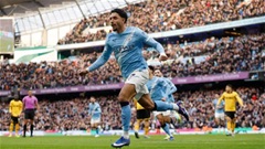 Trực tiếp Man City 1-0 Wolves: Chủ nhà mở tỷ số