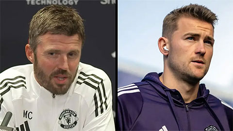 Carrick xác nhận khả năng ra sân của De Ligt ở trận gặp Arsenal