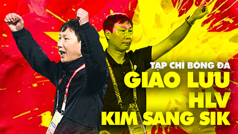 10h00 sáng nay, giao lưu trực tuyến HLV Kim Sang Sik 