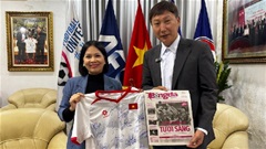 Toàn cảnh HLV Kim Sang Sik giao lưu trực tuyến với Bongdaplus