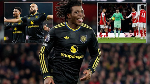 Chấm điểm cầu thủ Arsenal vs MU: Quỷ đỏ có 4 sao điểm 8, Arsenal có 1 người điểm 4