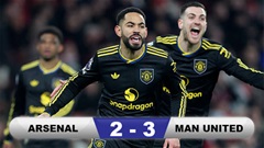 Kết quả Arsenal 2-3 MU: Quỷ đỏ ngược dòng siêu kịch tính