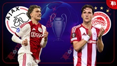 Nhận định bóng đá Ajax vs Olympiakos, 03h00 ngày 29/1: 'Ngược dòng' được không Ajax?