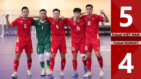 Highlight futsal Việt Nam vs futsal Kuwait: 5-4 (Vòng bảng giải Futsal vô địch châu Á 2026)