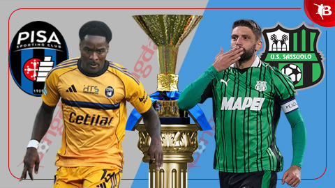 Nhận định bóng đá Pisa vs Sassuolo, 21h00 ngày 31/1: Tháp nghiêng nằm im cuối bảng