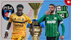 Nhận định bóng đá Pisa vs Sassuolo, 21h00 ngày 31/1: Tháp nghiêng nằm im cuối bảng