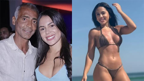 Romario đón tuổi 60 cùng bạn gái 23 tuổi
