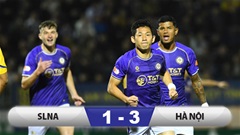 Kết quả SLNA 1–3 Hà Nội: Hùng Dũng bị thẻ đỏ, Hà Nội vẫn giành trọn 3 điểm