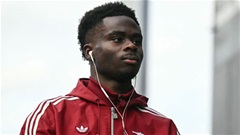 Arsenal mất Bukayo Saka ngay trước trận gặp Leeds