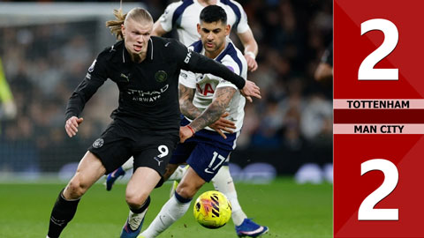 Highlight Tottenham vs Man City: 2-2 (Vòng 24 Ngoại hạng Anh 2025/26)
