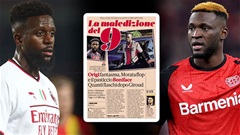 Milan ám ảnh lời nguyền 'số 9': Từ Giroud đến chuỗi canh bạc thất bại