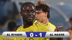Kết quả Al Riyadh 0-1 Al Nassr: Mane giúp Al Nassr tạm chiếm ngôi đầu