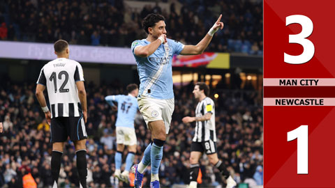 Highlight Man City vs Newcastle: 3-1, chung cuộc: 5-1 (Bán kết lượt về League Cup 2025/26)
