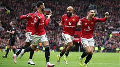 Trực tiếp MU 1-0 Tottenham (Hết hiệp 1)