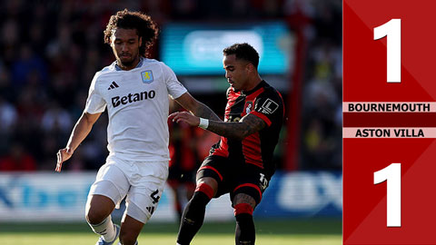 Highlight Bournemouth vs Aston Villa: 1-1 (Vòng 25 Ngoại hạng Anh 2025/26)