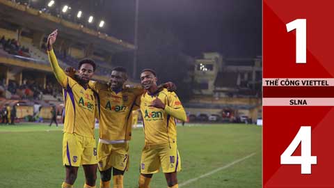 Highlight Thể Công Viettel vs SLNA: 1-4 (Vòng 13 V.League 2025/26)