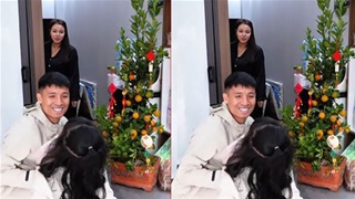 Tết ấm áp, nhẹ nhàng bên gia đình của trung vệ Bùi Tiến Dũng