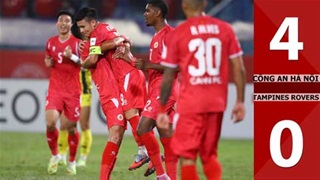 Highlight Công an Hà Nội vs Tampines Rovers: 4-0 (Cúp C2 châu Á 2025/26)