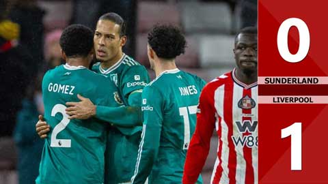 Highlight Sunderland vs Liverpool: 0-1 (Vòng 26 Ngoại hạng Anh 2025/26)