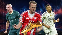 Chiếc giày Vàng châu Âu 2025/26: Top 3 gọi tên Mbappe và Haaland