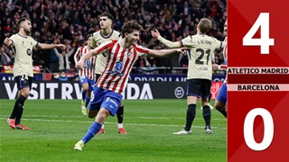 Highlight Atletico Madrid vs Barcelona: 4-0 (Bán kết lượt đi Cúp Nhà Vua TBN 2025/2)