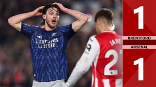 Highlight Brentford vs Arsenal: 1-1 (Vòng 26 Ngoại hạng Anh 2025/26)