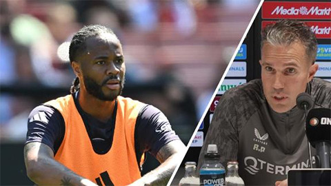 Van Persie ca ngợi 'bomb squad' Raheem Sterling