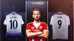Harry Kane cán mốc 500 bàn thắng nhanh hơn cả Ronaldo