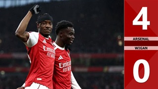 Highlight Arsenal vs Wigan: 4-0 (Vòng 4 FA Cup 2025/26)