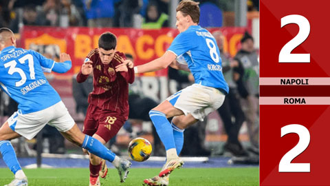 Highlight Napoli vs Roma: 2-2 (Vòng 25 Serie A 2025/26)