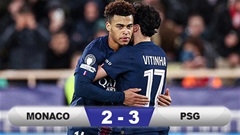 Kết quả Monaco 2-3 PSG: Thua đau trên sân nhà