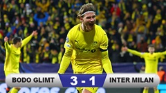 Kết quả Bodo Glimt 3-1 Inter Milan: Nguy cho Nerazzurri