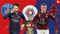 Nhận định bóng đá PSG vs Metz, 03h05 ngày 22/2: Thừa thắng xông lên