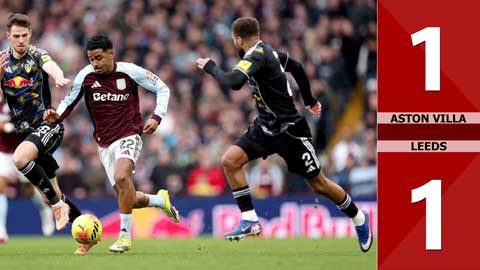 Highlight Aston Villa vs Leeds: 1-1 (Vòng 27 Ngoại hạng Anh 2025/26)