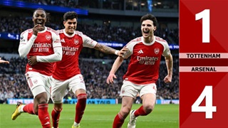 Highlight Tottenham vs Arsenal: 1-4 (Vòng 27 Ngoại hạng Anh 2025/26)