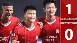Highlight Thể Công Viettel vs Nam Định: 1-0 (Đấu bù vòng 10 V.League 2025/26)